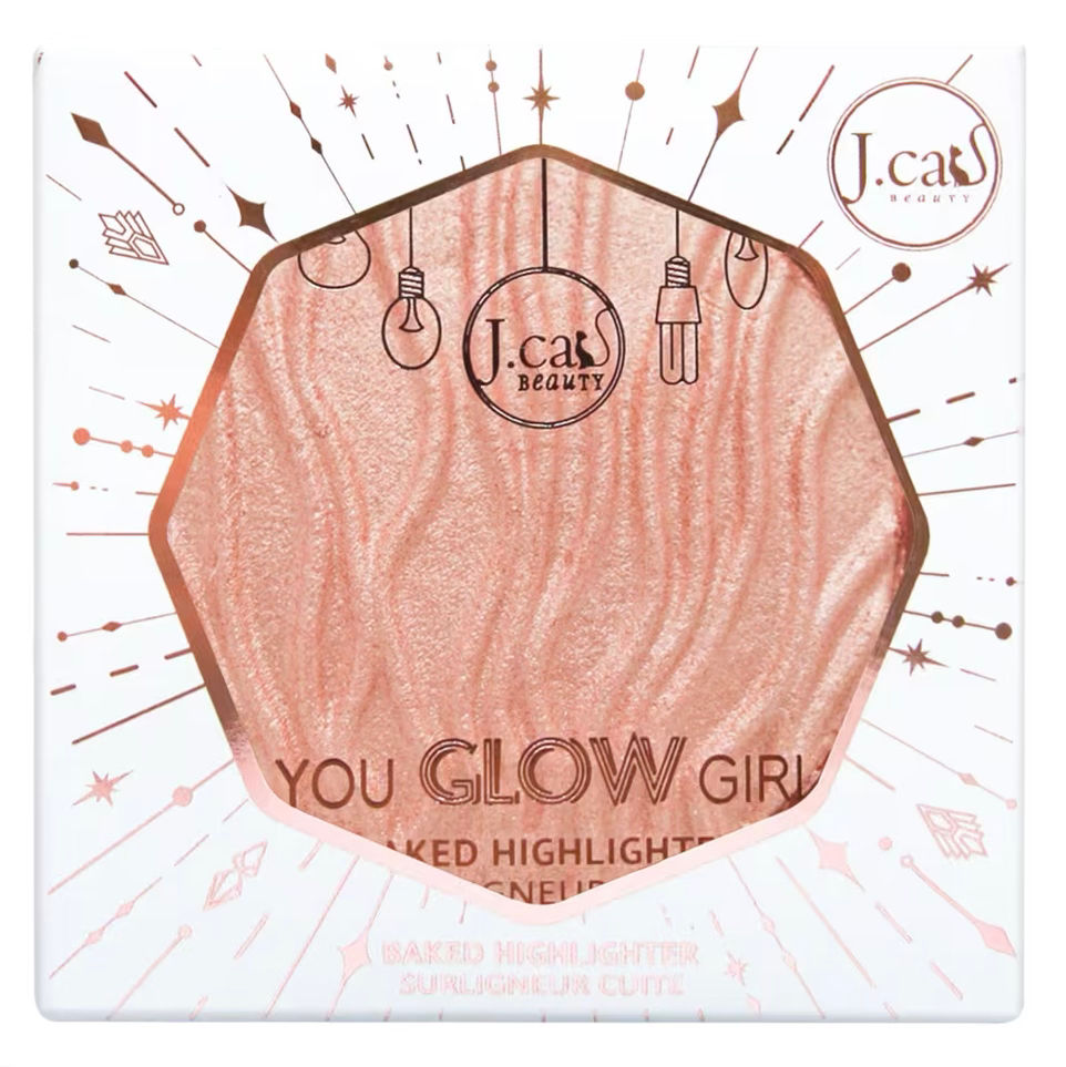 Thumbnail: J. Cat Beauty- Baked Highlighter: Solstice Beam Rose Gold