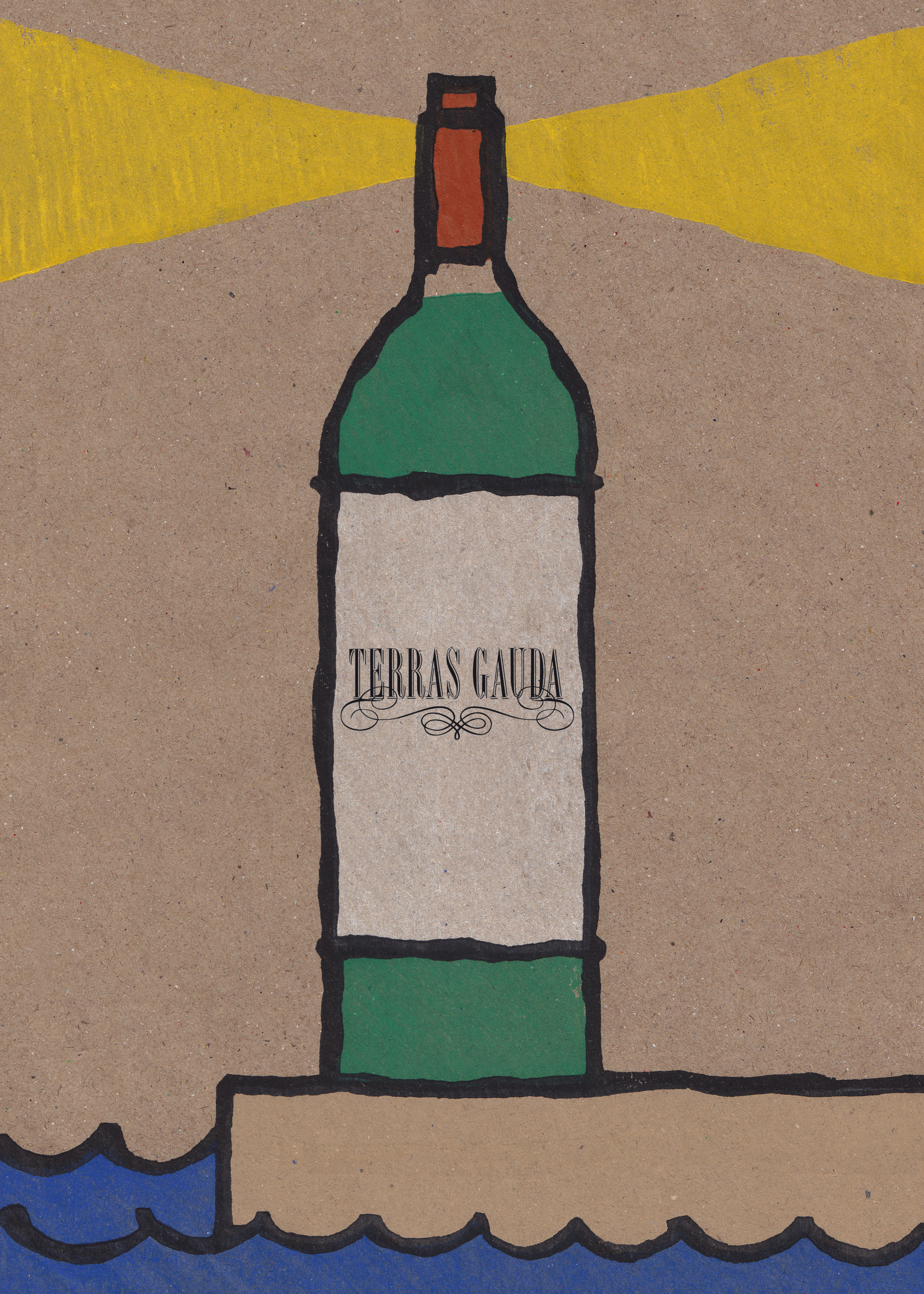 Terras Gauda (Woodcut)
