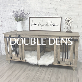 double dog crate furniture