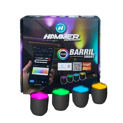 Lamparas Decorativas Hammer Electronic 24w Superficial Rgb Area