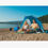 Miniatura: Toldo Carpa Coleman Shoreline para Playa Azul con Gris