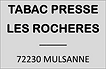 TABAC PRESSE LES ROCHERES
