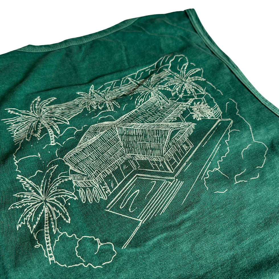 Miniatura: Camiseta Regata Rosa Norte Verde