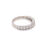 Thumbnail: 18kt White Gold 0.83ct Princess Cut Half Eternity Ring