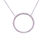 Thumbnail: 18kt White Gold 0.52ct Circle Of Life Necklace