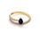 Thumbnail: 9kt Gold Gemstone 0.42ct and 0.34ct Diamond Ring