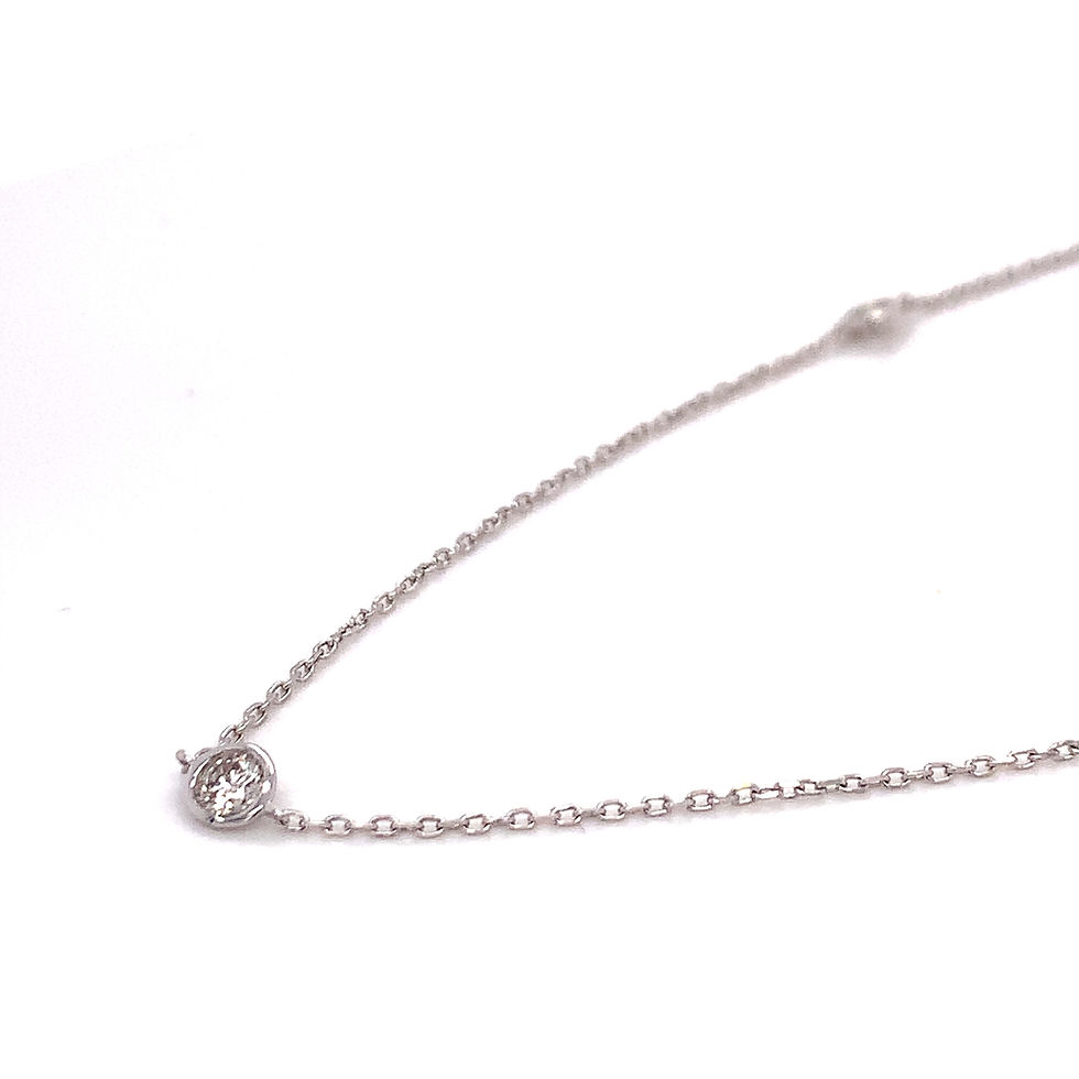 Thumbnail: 9kt/18kt Diamond 0.62ct Scatter Chain