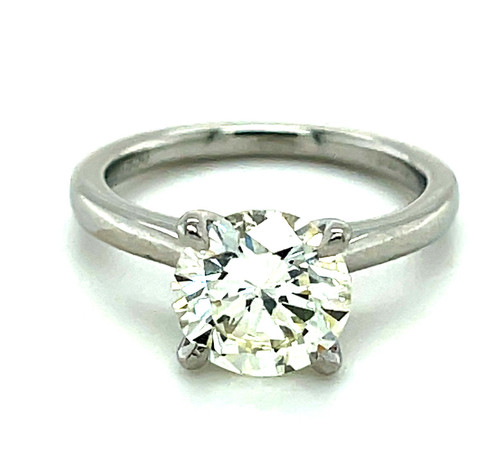 1.95ct Round Diamond Solitaire Ring- Platinum 1