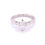 Thumbnail: Marquise Diamond 3 Stone Ring 18K White Gold IGI Certified 0.72ct/0.17ct