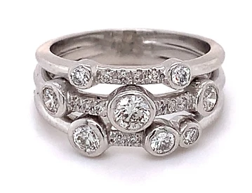 Bubble Dress Ring, 1.22ct