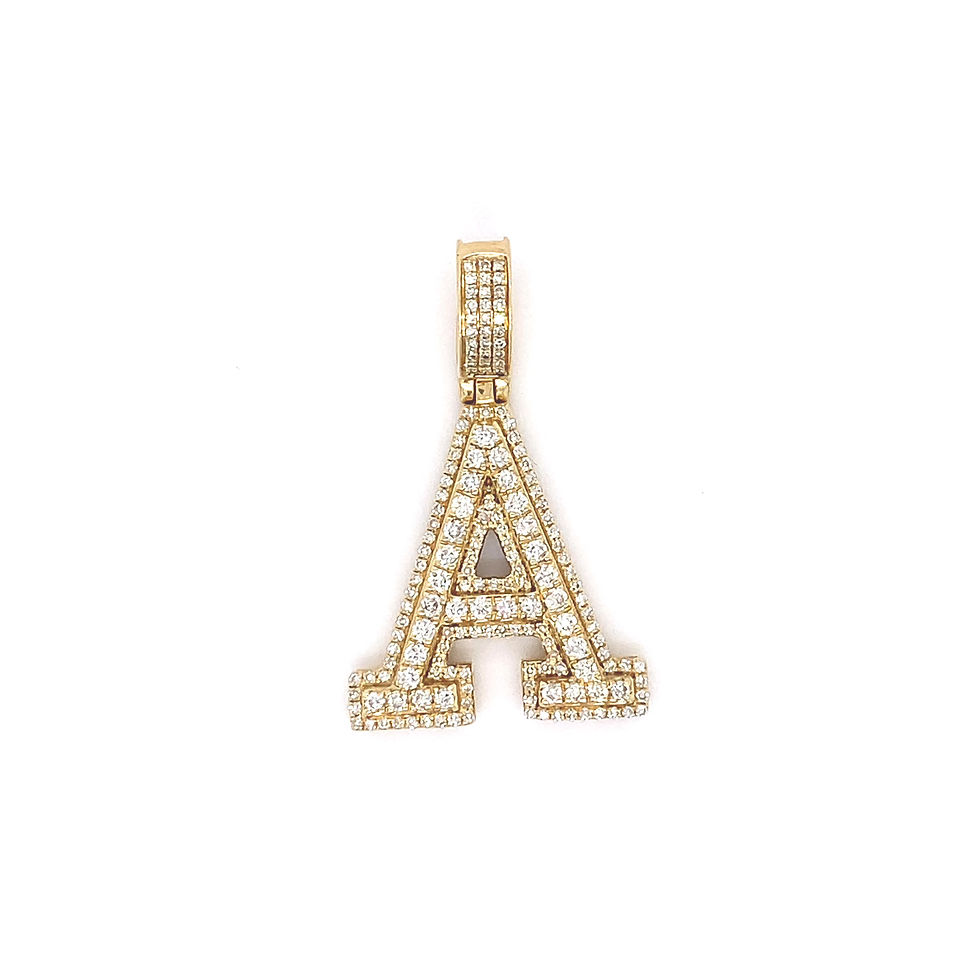 Thumbnail: 10kt Yellow Gold 0.79ct "A" Diamond Pendant
