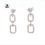 Thumbnail: 9kt Gold 0.42ct Diamond Flexi Link Earrings