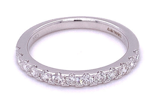 12 - 17 Stone Claw Set Half Eternity Ring 18KT 0.36ct - 1.07ct 1