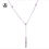 Thumbnail: 9kt White/Yellow Gold 0.58ct Drop Diamond Necklace