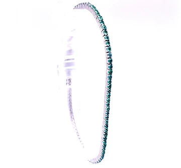 Emerald Tennis Bracelet 9K/18K White Gold 2ct - 5ct