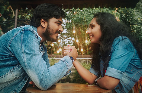 Pre wedding photoshoot in secret garden, chennai