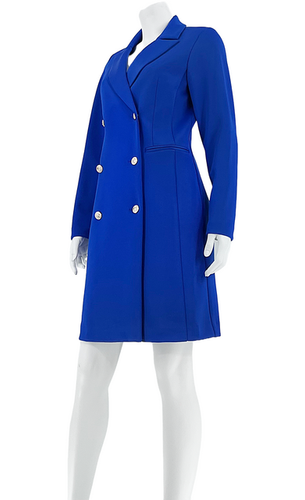 royal blue dress coat Royal Princess Blue Couture Dress Coat