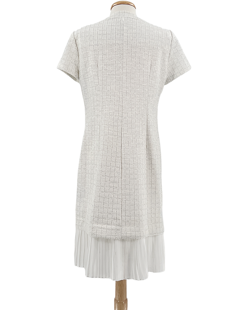 Thumbnail: Classic Tweed Pleated Dress
