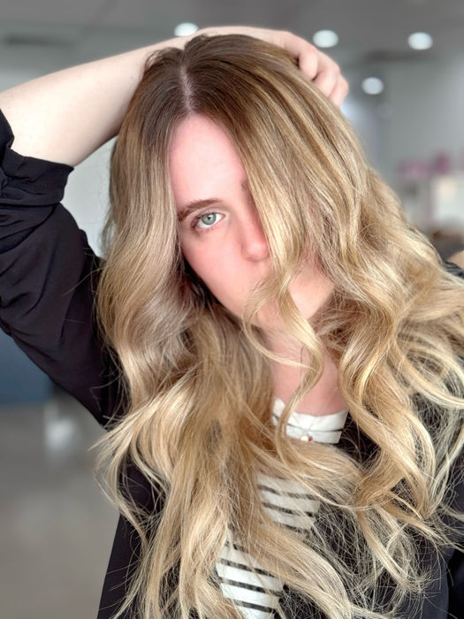 Blonde and colour education for stylists learning foiling and toning