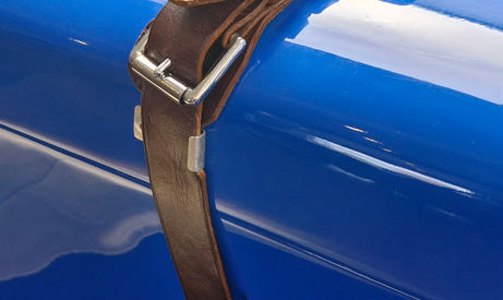 1936 MG PA-Type Leather Bonnet Strap View