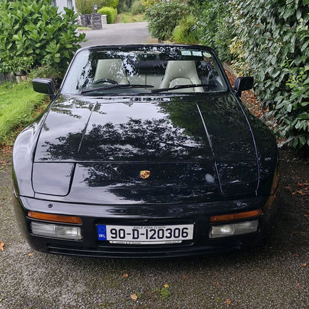 1990 Porsche 944 Convertible Full Front View