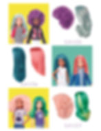 Fantasy Wig 2 Packs