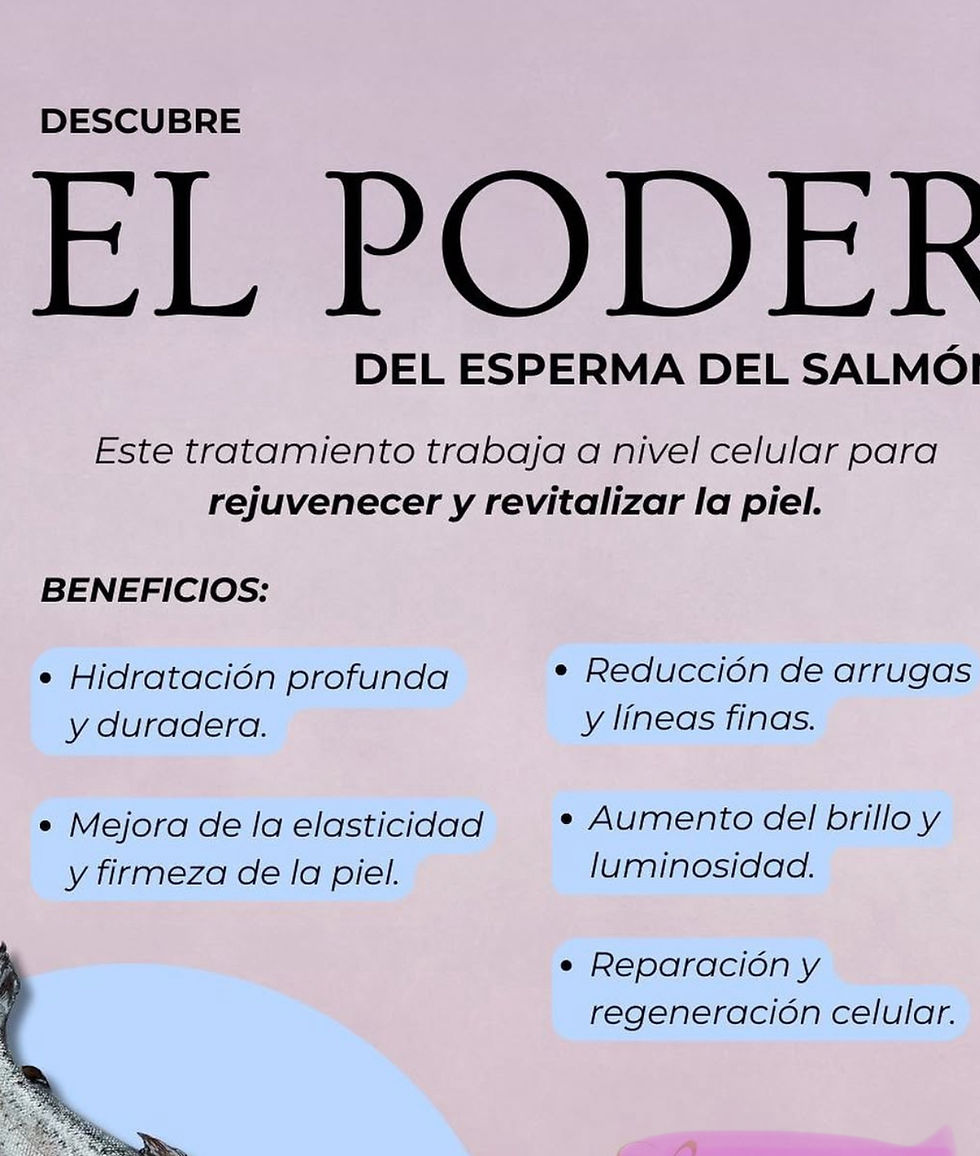 clase facial esperma de salmon