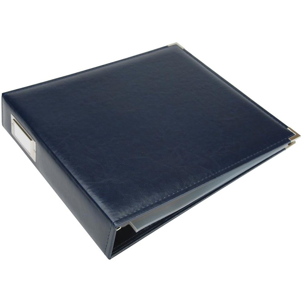 Thumbnail: We R Classic Leather D-Ring Album 12"X12"