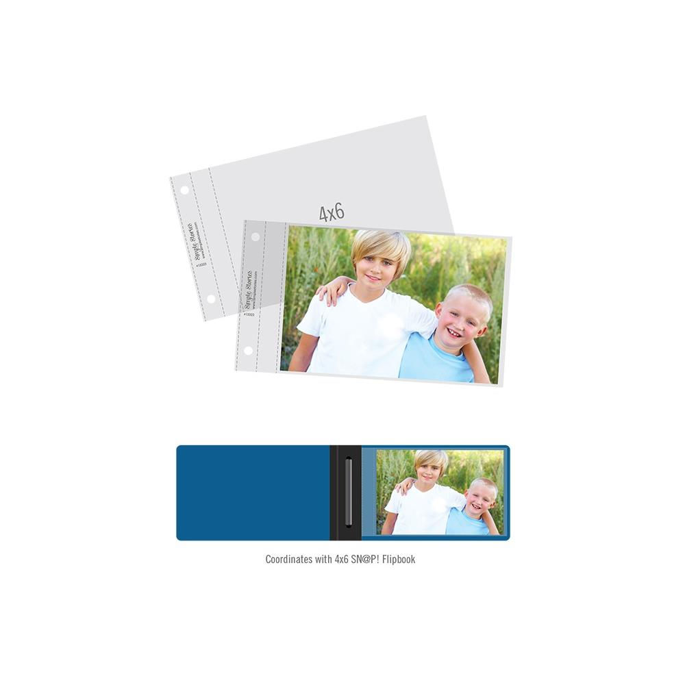 Simple Stories Sn@p! Pocket Pages For 4"X6" Flipbooks 10/Pkg
