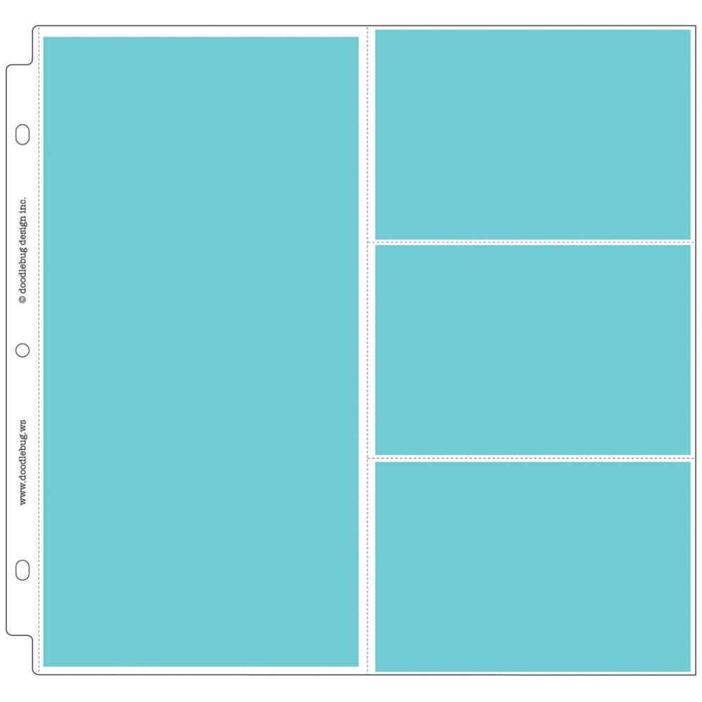 Doodlebug Page Protectors 12"X12" 25/Pkg