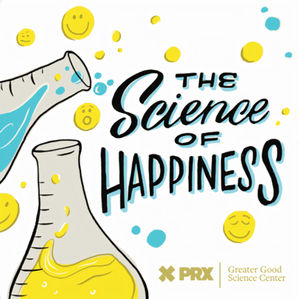 Science of Happiness lab beaker logo