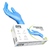 DTS Protect Blue Vinyl Gloves