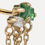 Thumbnail: Chain Earring Libra Double Gem
