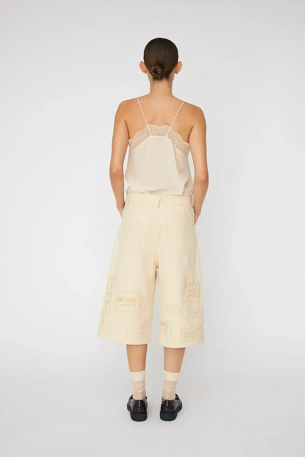 Thumbnail: Cropped pants with patches