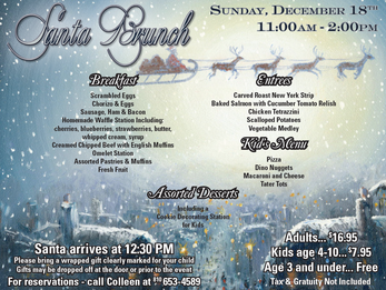 Enjoy Brunch with Santa!