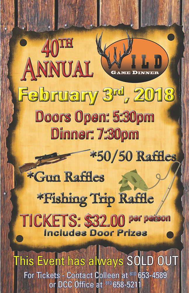 DCC Wild Game Dinner