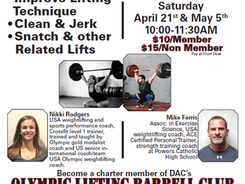 DAC's Olympic Lifting Barbell Club