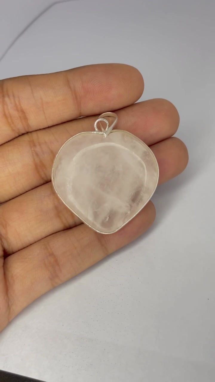Thumbnail: Rose Quartz Heart Pendant