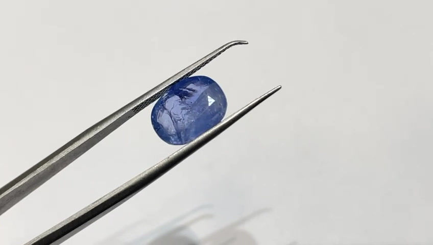 Thumbnail: Natural Blue Sapphire - Neelam 4.50 Ratti Gemstone - 7012244