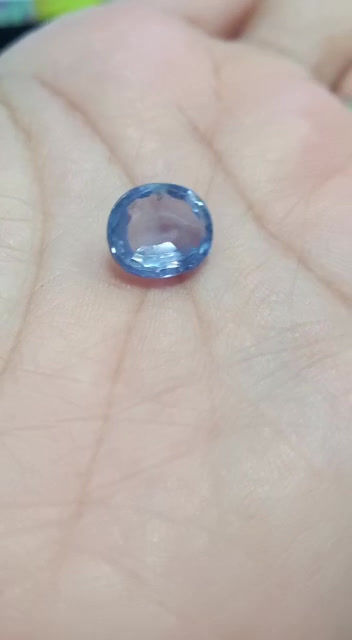 Thumbnail: Ceylone Natural Blue Sapphire - Neelam 5.25 Ratti Gemstone IIGJ - 1215D1945