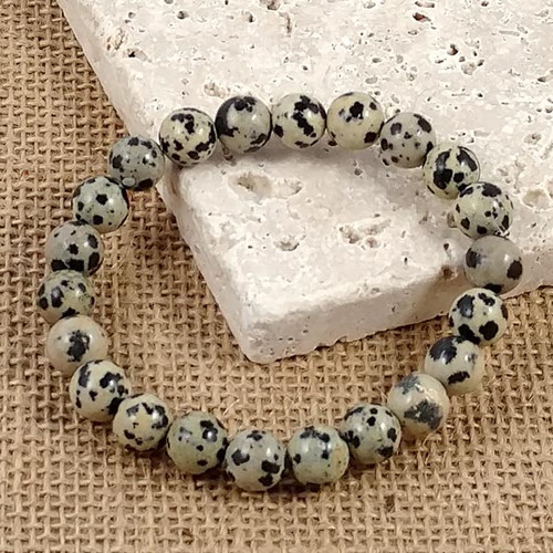 Dalmatian Jasper Bracelet Gemtre