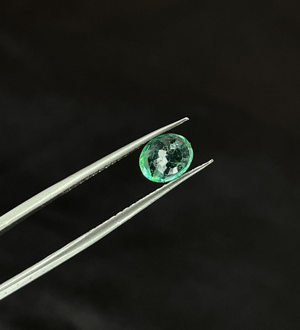 Thumbnail: Zambian Emerald - Panna 1.50 Ratti  Natural Gemstone