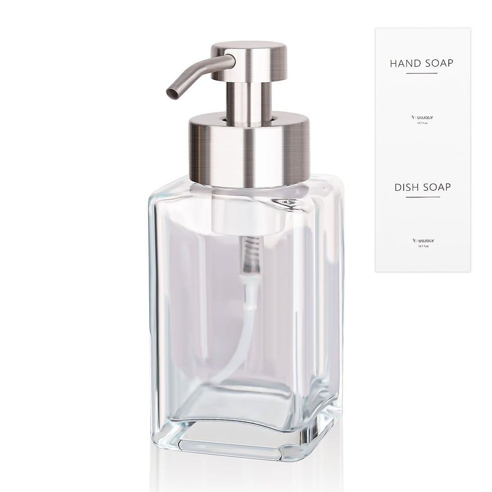 Thumbnail: Elegant Foaming Soap Dispenser 12oz Stainless Steel Pump