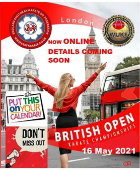 British Open Online Karate Competition.