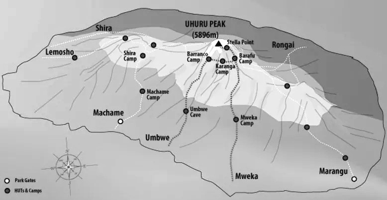 6 Days Umbwe Route