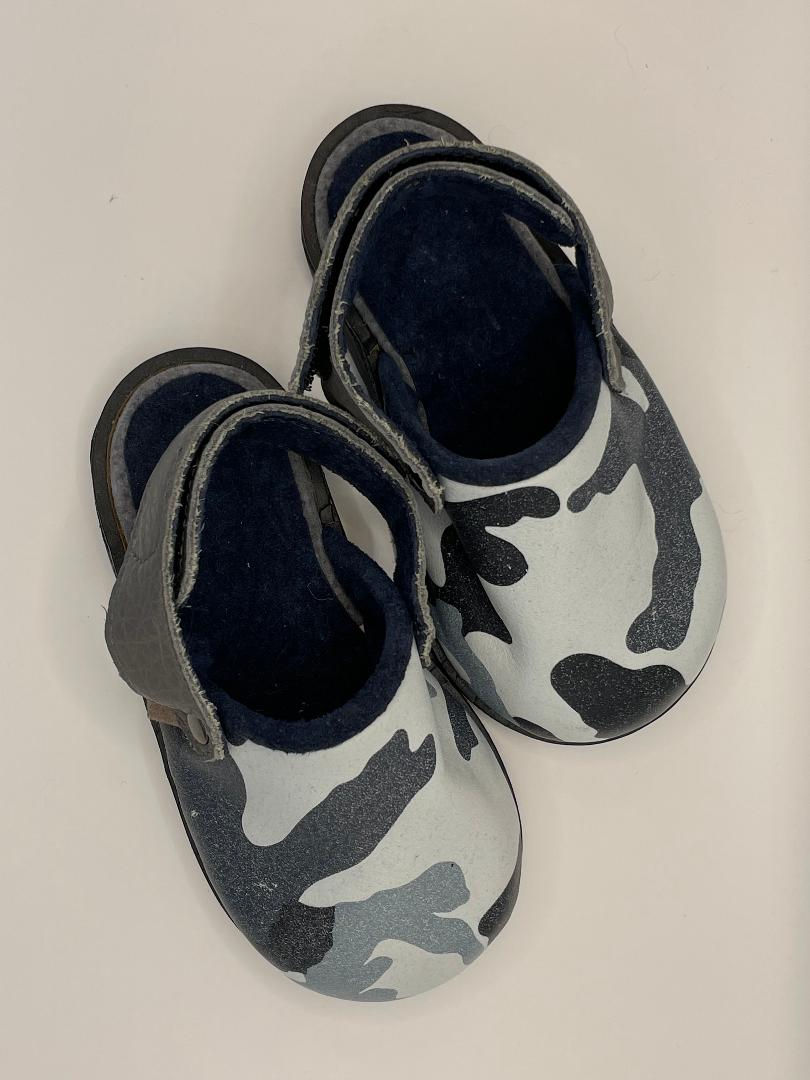 Thumbnail: Toddler Boys Sandal - Mule - Slip on  blue and grey