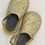 Thumbnail: Toddler Girls Sandal mule yellow fabric