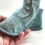 Thumbnail: Toddler Girls blue felt walking boot