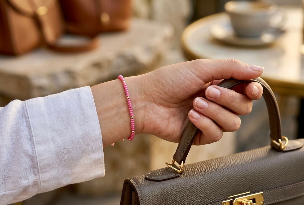 Miniatura: Pulsera Energía Y Pasión Cristal Oro 14k