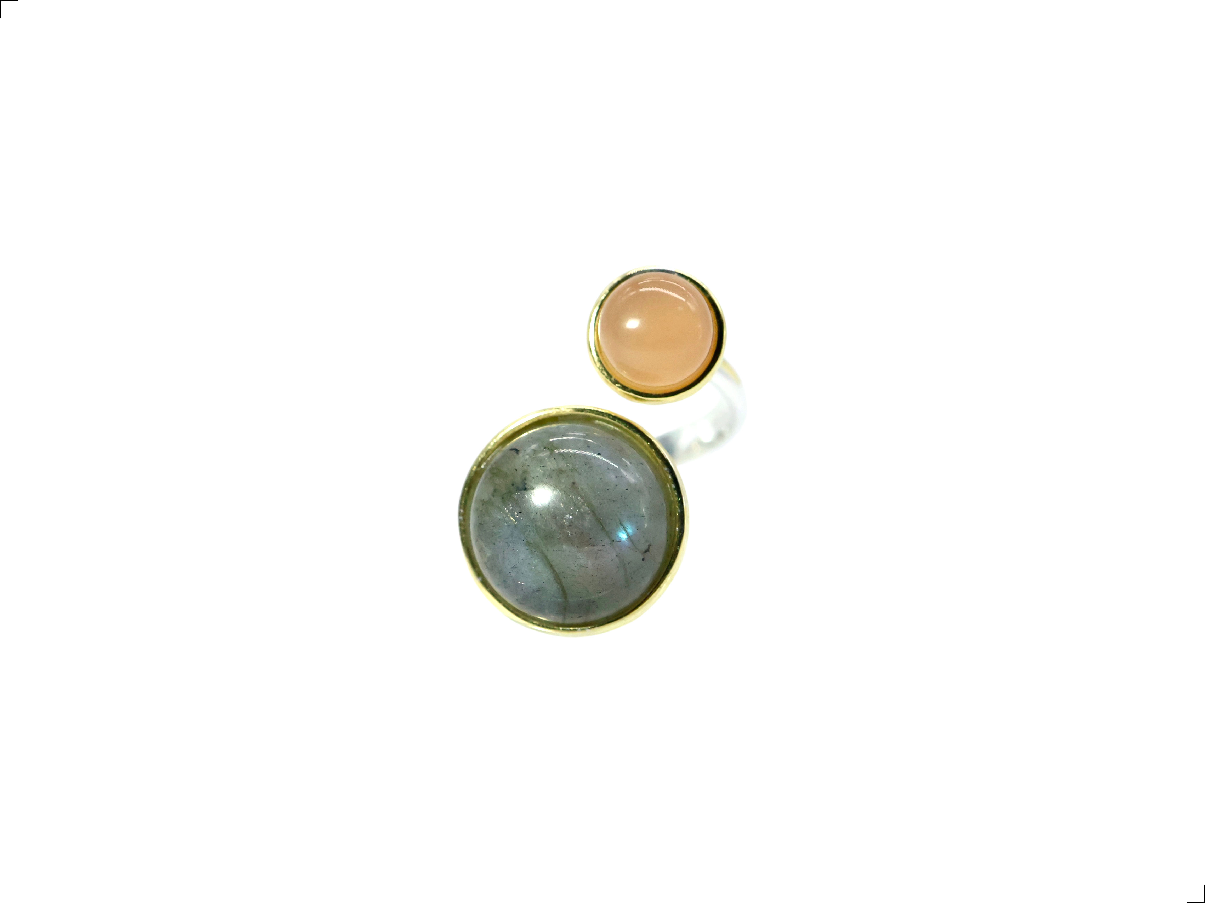 Copia de Anillo Cuarzo Rosa Plata 1ra Ley 925 Dona